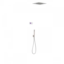 Tres Shower Technology falba építhető elektronikus termosztátos zuhanyrendszer acél 09286584AC