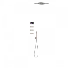 Tres Shower Technology falba építhető elektronikus termosztátos zuhanyrendszer acél 09288313AC