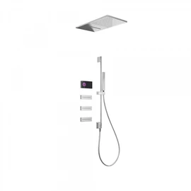 Tres Shower Technology falba építhető elektronikus termosztátos zuhanyrendszer 09288407