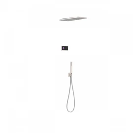Tres Slim Exclusive falba építhető elektronikus termosztátos zuhanyrendszer rozsdamentes acél 09288551AC