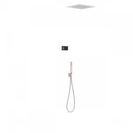 Tres Shower Technology falba építhető elektronikus termosztátos zuhanyrendszer acél 09288552AC