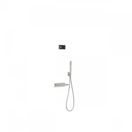 Tres Shower Technology falba építhető elektronikus termosztátos zuhanyszett kádkifolyóval acél 09288553AC