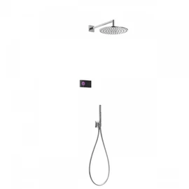 Tres Shower Technology falba építhető elektronikus termosztátos zuhanyrendszer 09288558