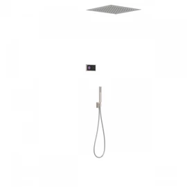 Tres Shower Technology falba építhető elektronikus termosztátos zuhanyrendszer acél 09288561AC