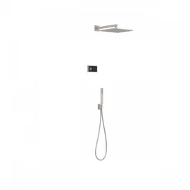 Tres Shower Technology falba építhető elektronikus termosztátos zuhanyrendszer acél 09288563AC
