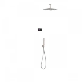 Tres Shower Technology falba építhető elektronikus termosztátos zuhanyrendszer acél 09288564AC