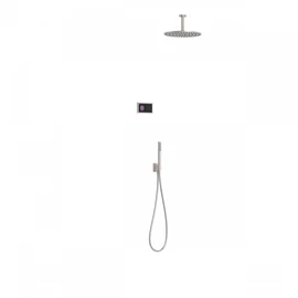 Tres Shower Technology falba építhető elektronikus termosztátos zuhanyrendszer acél 09288567AC