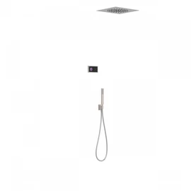 Tres Shower Technology falba építhető elektronikus termosztátos zuhanyrendszer acél 09288584AC