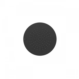 Tres vízkő ellen védett acél, kerek fejzuhany matt fekete 134940NM