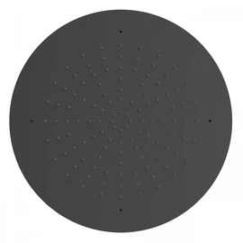 Tres vízkő ellen védett acél, kerek fejzuhany matt fekete 134950NM