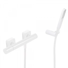 Tres Loft Colors egykaros falon kívüli zuhanycsaptelep kézi zuhannyal matt fehér 20016701BM