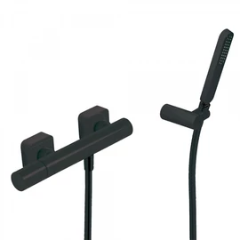 Tres Loft Colors egykaros falon kívüli zuhanycsaptelep kézi zuhannyal matt fekete 20016701NM