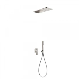 Tres Loft Colors egykaros falba építhető zuhanyrendszer acél 20018005AC