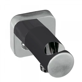 Tres kézi zuhany fali tartó vízbemenettel és visszacsapó szeleppel fekete-króm 20018201NE