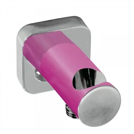 Tres kézi zuhany fali tartó vízbemenettel és visszacsapó szeleppel lila-króm 20018201VI