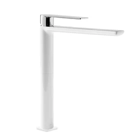 Tres Loft Colors egykaros mosdócsaptelep L méret, fehér-króm 20020305BL