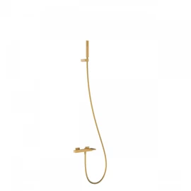 Tres Slim Exclusive fali kádcsaptelep zuhanyszettel matt arany 20217001OM