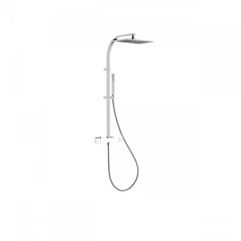 Tres Slim Exclusive falon kívüli termosztátos zuhanyrendszer fehér-króm 20219501BL