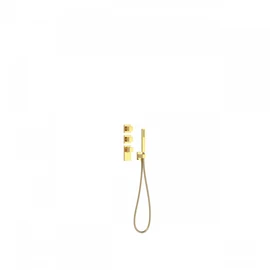 Tres Block-System beépíthető 3 utas termosztátos zuhanyszett arany 20625391OR