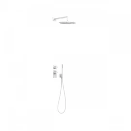 Tres Projekt-Tres falba építhető termosztátos zuhanyrendszer matt fehér 20635201BM