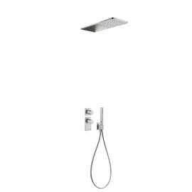 Tres Projekt-Tres falba építhető termosztátos zuhanyrendszer acél 20635202AC
