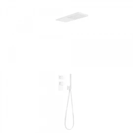 Tres Projekt-Tres falba építhető termosztátos zuhanyrendszer matt fehér 20635202BM