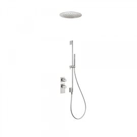 Tres Block-System beépíthető 2 utas termosztátos zuhanyrendszer acél 20635203AC