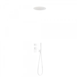 Tres Projekt-Tres falba építhető termosztátos zuhanyrendszer matt fehér 20635204BM