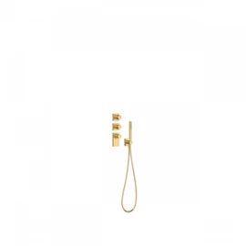 Tres Block-System beépíthető 3 utas termosztátos zuhanyszett matt arany 20635391OM