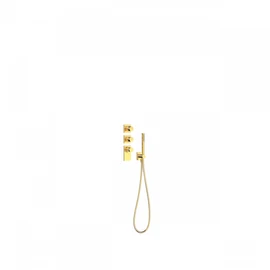 Tres Block-System beépíthető 3 utas termosztátos zuhanyszett arany 20635391OR