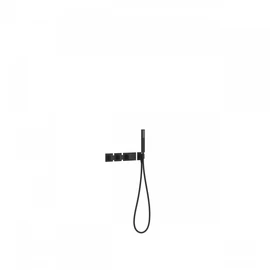 Tres Block-System beépíthető 4 utas termosztátos zuhanyszett matt fekete 20725491NM