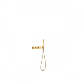 Tres Block-System beépíthető 4 utas termosztátos zuhanyszett matt arany 20725491OM