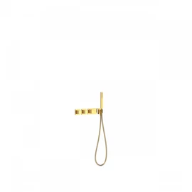 Tres Block-System beépíthető 4 utas termosztátos zuhanyszett arany 20725491OR