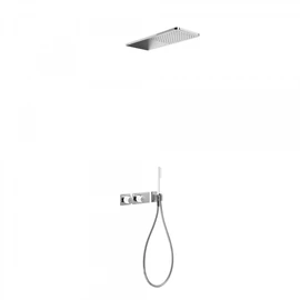 Tres Loft Colors termosztátos falba építhető zuhanyrendszer fehér-króm 20735202BL