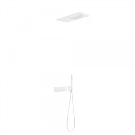 Tres Loft Colors termosztátos falba építhető zuhanyrendszer matt fehér 20735202BM