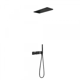Tres Loft Colors termosztátos falba építhető zuhanyrendszer matt fekete 20735202NM
