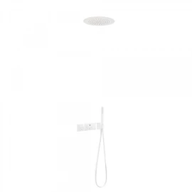 Tres Block-System beépíthető termosztátos zuhanyrendszer matt fehér 20735204BM