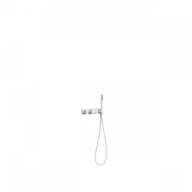 Tres Block-System beépíthető 2 utas termosztátos zuhanyszett matt fehér 20735291BM