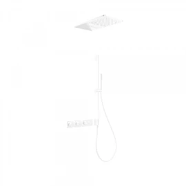 Tres Block-System beépíthető 3 utas termosztátos zuhanyrendszer matt fehér 20735309BM