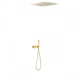 Tres 3V falba építhető egykaros 3 utas zuhanyrendszer matt arany 21027303OM