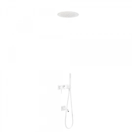 Tres 3V falba építhető egykaros 3 utas zuhanyrendszer kádkifolyóval matt fehér 21027311BM