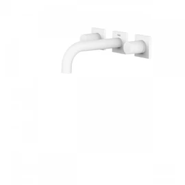 Tres Projekt-Tres két fogantyús fali mosdócsaptelep 164 mm-es kifolyóval matt fehér 21115101BM