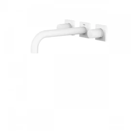 Tres Projekt-Tres két fogantyús fali mosdócsaptelep 214 mm-es kifolyóval matt fehér 21115201BM