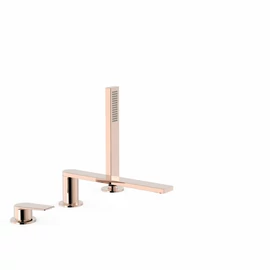 Tres Projekt-Tres kádperembe építhető csaptelep 230 mm-es kifolyóval rózsa arany 21116103OP