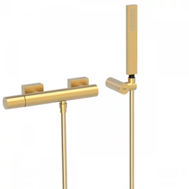Tres Projekt-Tres egykaros falon kívüli zuhanycsaptelep matt arany 21116701OM