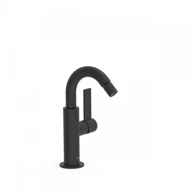 Tres Projekt-Tres egykaros íves bidé csaptelep leeresztő nélkül matt fekete 21122401NM