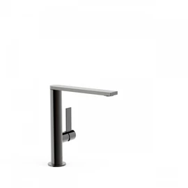 Tres Projekt-Tres egykaros mosdócsaptelep M méret 34 x 10 mm-es kifolyóval metál fekete 21130501KM