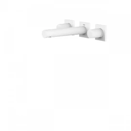 Tres Projekt-Tres két fogantyús fali mosdócsaptelep 156 mm-es egyenes kifolyóval matt fehér 21175101BM