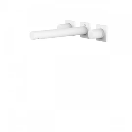 Tres Projekt-Tres két fogantyús fali mosdócsaptelep 206 mm-es egyenes kifolyóval matt fehér 21175201BM