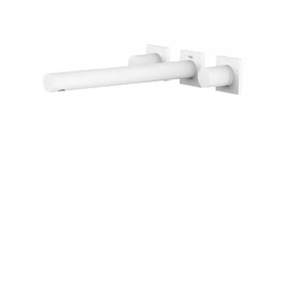 Tres Projekt-Tres két fogantyús fali mosdócsaptelep 247 mm-es egyenes kifolyóval matt fehér 21175301BM